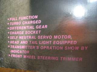 Panther Porsche 959 Turbo 1:15 RC Radio Control NIB  