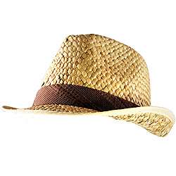 Yesac Unisex Panama Straw Fedora Hat  