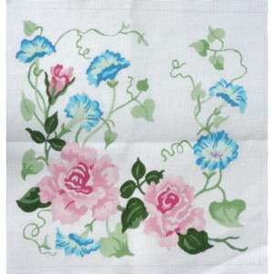 Handpainted Needlepoint Canvas Betty Smith Floral  