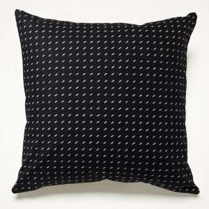  Unison Stitch Pillow   Large Square, Black