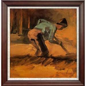  Hand Painted Oil Painting Vincent Van Gogh Man Digging   Free 