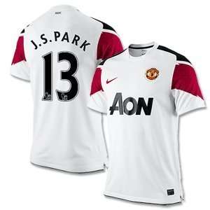    10 11 Man Utd Away Jersey + J.S. Park 13