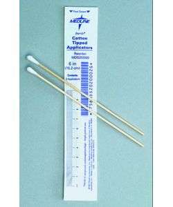 Medline Sterile 6 in Cotton Tip Applicator Swab (Case of 2000 
