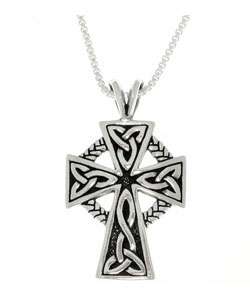 Sterling Silver Celtic Cross Pendant  