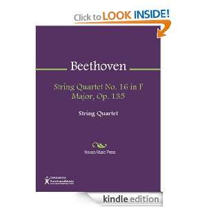 String Quartet No. 16 in F Major, Op. 135 Sheet Music [Kindle Edition 