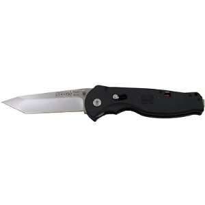  SOG Knives Flash II Black Handle, Satin Tanto Blade 