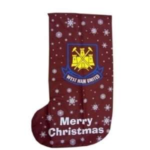 West Ham United Fc Football Xmas Stocking 1m Official Christmas 