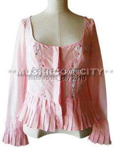Girlish Blumarine Beaded & Embroidered Floral Top 38  