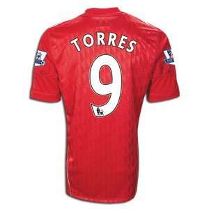 Torres Liverpool Home 10/11 Jersey (SizeL)  Sports 