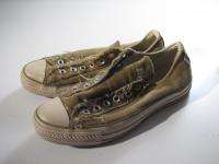 Converse All Star Green HEMP Lowtop Shoes sz Womens 6 Mens 8 EUR 39 