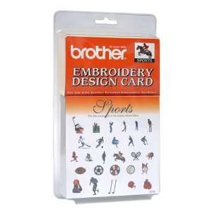  Brother EC12 Sports Embroidery Design Card: Arts, Crafts 