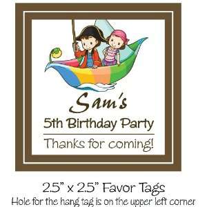  Personalized Pirate Ship hang tags: Health & Personal Care
