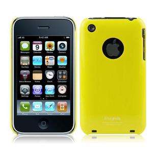   aily crystal hard cover for iphone 3gs case sleeve cover shell yellow