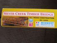 SILVER CREEK TIMBER BRIDGE KIT 3050 HO scale bridge kit model RR 