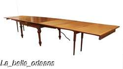 SUPERB FRENCH L XVI DINING TABLE W/EXT. 17FT 8 LONG  
