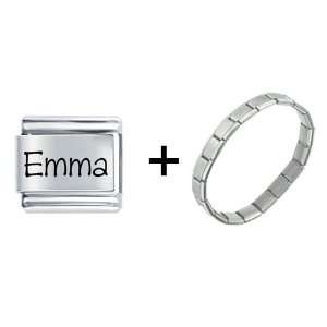  Name Emma Italian Charm Pugster Jewelry