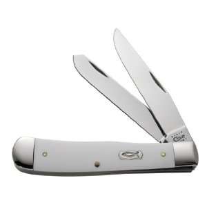  Case Cutlery 07250 Case Trapper Knife, White Synthetic 