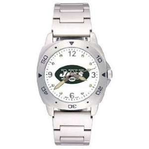    New York Jets Mens Pro Sterling Silver Watch: Sports & Outdoors