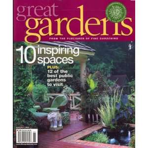   , Special 2008 Issue Editors of FG GREAT GARDENS Magazine Books