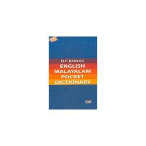  english malayalam pocket dictionary (9788126415373) C.V 