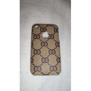    BROWN leather with logo case FOR Iphone 3g/3gs 