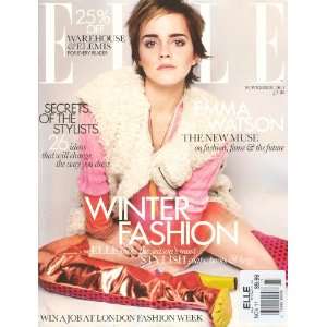   Magazine UK Edition November 2011 Emma Watson Lorraine Candy Books