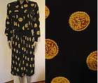 CASTLEBERRY KNITS SUIT Silky Black & Gold TOP SKIRT 4