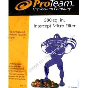 Proteam Everest, Hummer XL 580 sq inch Intercept Filter Bags. 10 Pack 