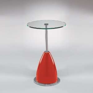  Lumisource TB FLUTE R End Table, Red