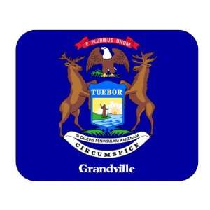  US State Flag   Grandville, Michigan (MI) Mouse Pad 