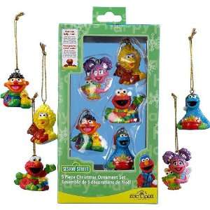   Pack Mini Ornament Christmas Tree Set   Sesame Street: Toys & Games