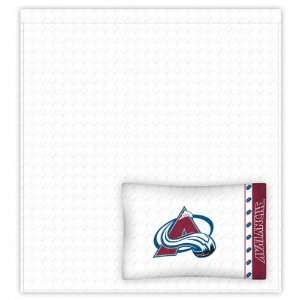  Colorado Avalanche Sheet Set   Twin Bed