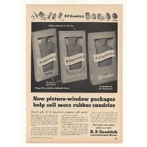  1954 B F Goodrich Rubber Sundries Water Bottle Trade Print 
