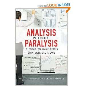  Analysis Without Paralysis 1st (first) edition Text Only 
