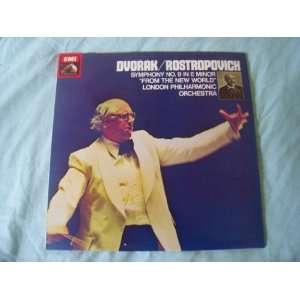 ASD 3786 Dvorak Symphony 9 LPO Rostropovich LP: Music