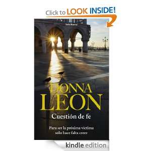 Cuestión de fe (Booket Logista) (Spanish Edition) Donna Leon, Ana 