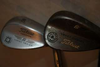 Titleist Vokey 56* Oil Can & 60* Spin Milled Wedge Set Steel Golf 