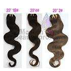 20 clip in real human hair 62g curly hair extensions 3 Color Choose