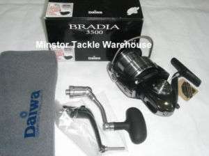 Daiwa Bradia 3500 Spinning with RCS MACHINE CUT HANDLE  