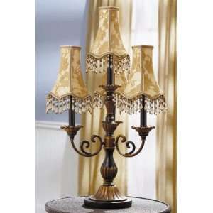  28 Romantic Candelabra Table Lamp with 4 Alluring Arms 