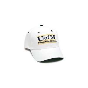  Michigan Wolverines White College Bar Cap By The Game 