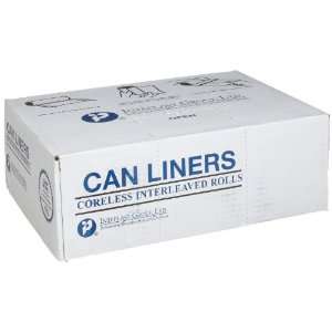   Can Liner, 0.55 Mil, Star Seal, 60 x 36, Natural (8 rolls of 25