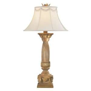  Ambience 10085 304 Table Lamp 1 150W Old World Wood with 
