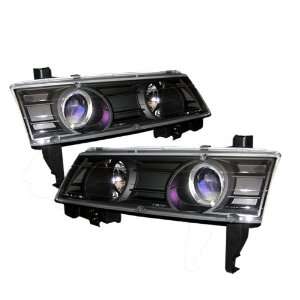 Honda Prelude Halo Projector Headlights / Head Lamps/ Lights   Black 