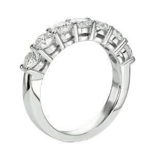  1.40 CT TW Shared Prong Anniversary Diamond Wedding Ring 
