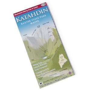  PEREGRINE OUTFITTERS Mount Katahdin, Baxter State Park Map 