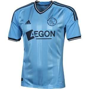 adidas Ajax Amsterdam Away Soccer Jersey 11/12   Light Blue:  