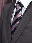 Paul Smith Gentlemans ★ SIGNATURE STRIPE 100% Silk Tie Cravate 