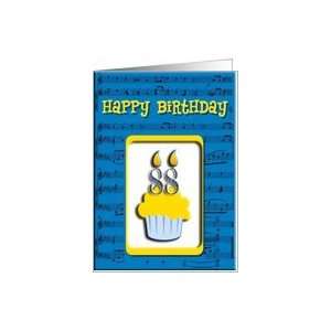  88th Birthday Cupcake, Happy Birthday Card Toys & Games