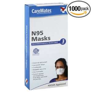   , Mask, NIOSH N 95, Flat Fold, 3 Count